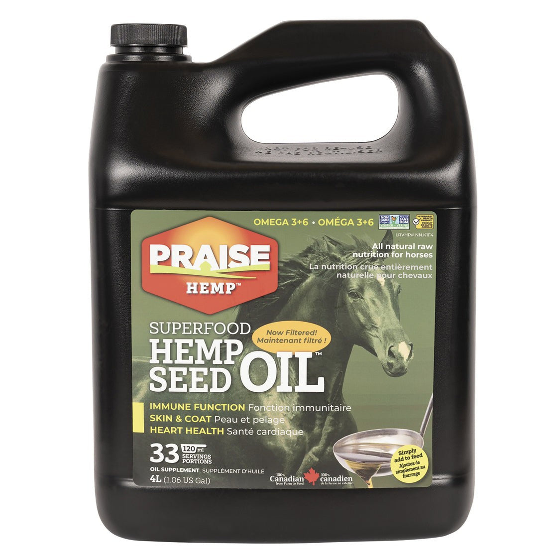 Praise Filtered Hemp Oil