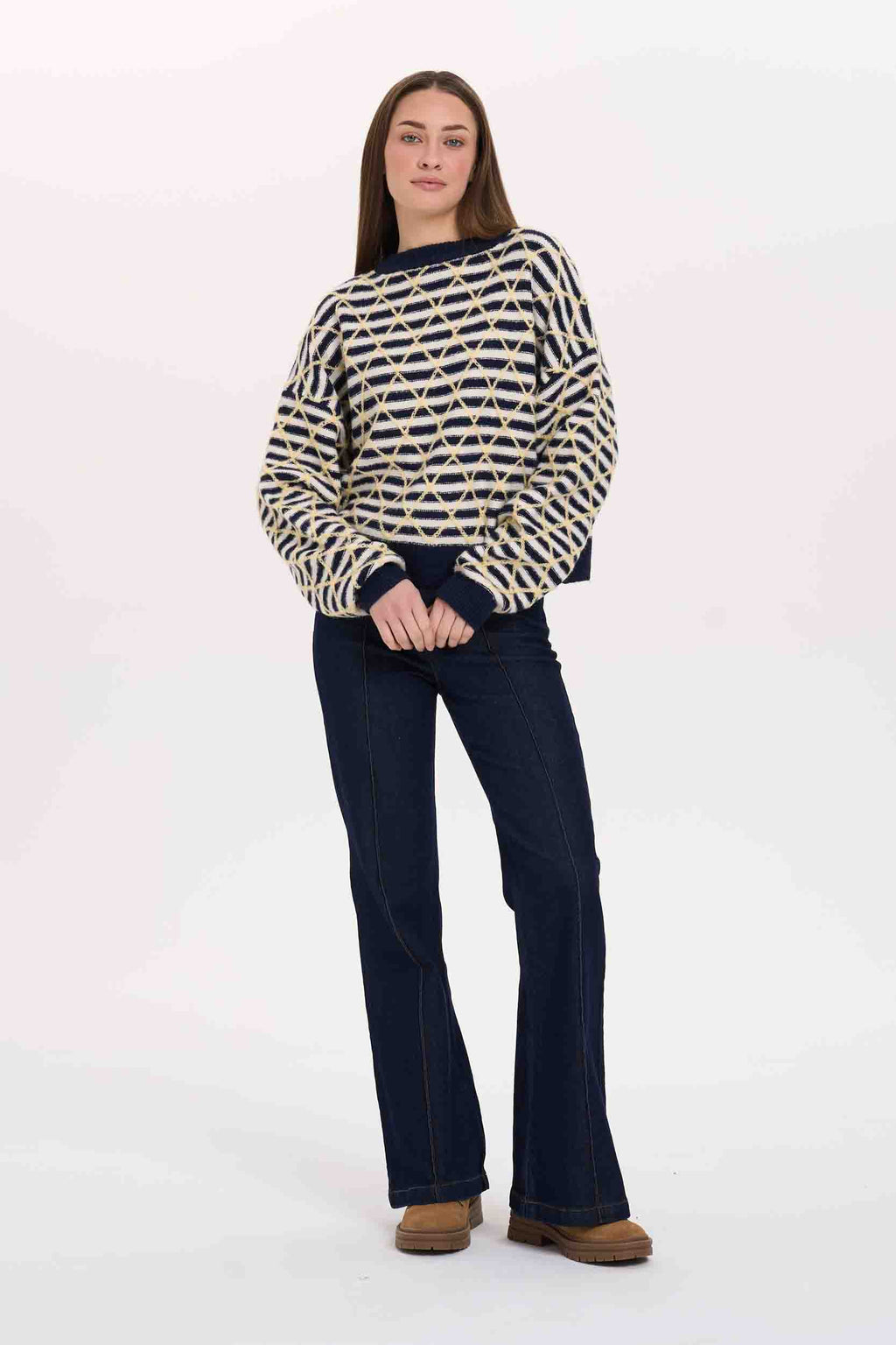 24colours Pullover Stripe