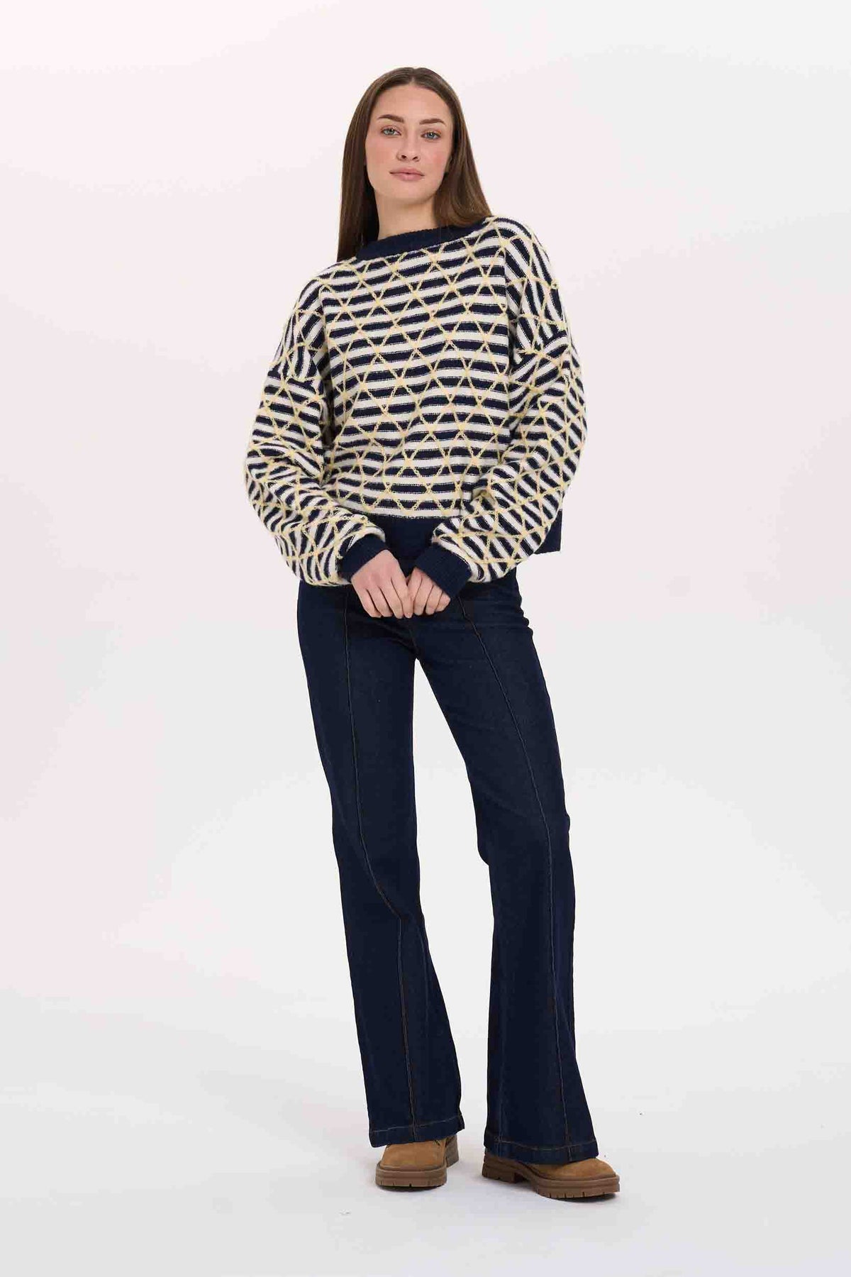 24colours Pullover Stripe