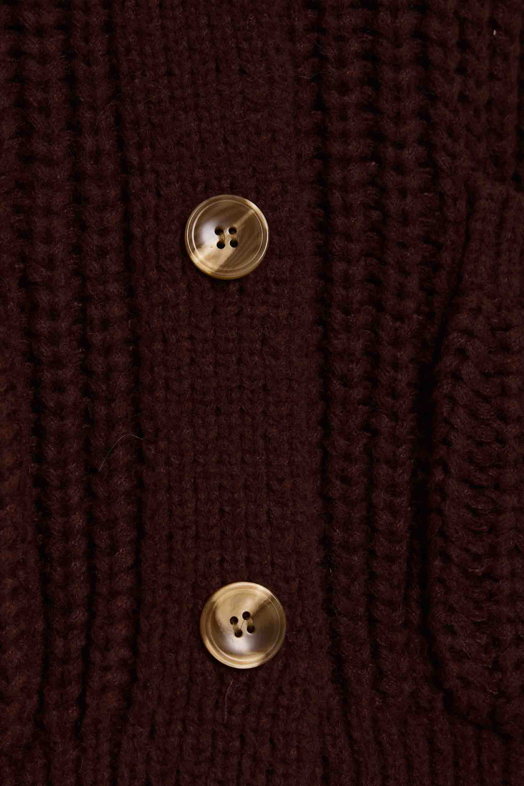 24colours Cardigan Brown