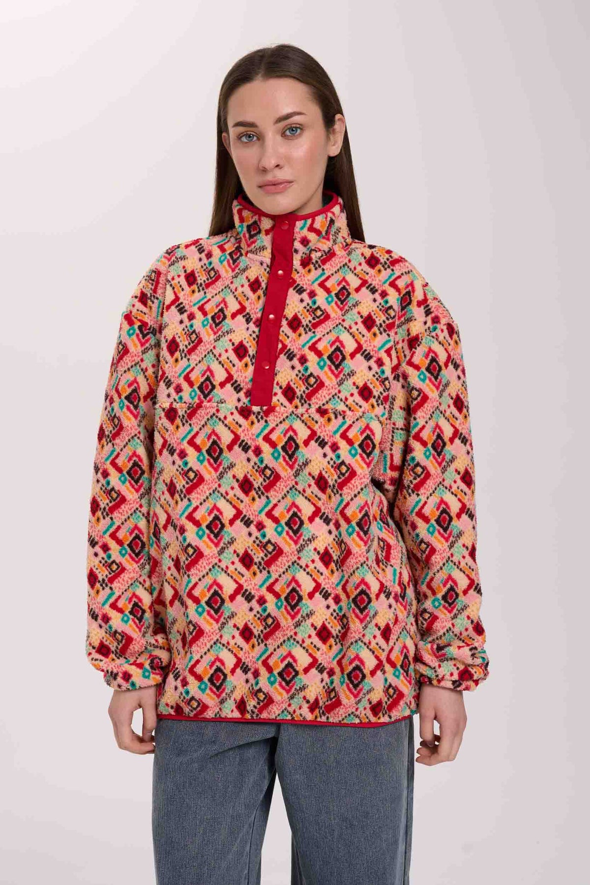 24colours 3/4 Button Sweater