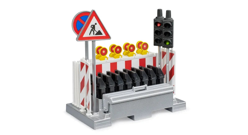Bruder 62009 Accessory: Traffic Safety Set with Traffic Lights