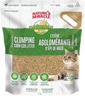 Nature’s Miracle Premium Clumping Corn Cob Litter, 10 Pounds, Made with Real Corn Cob for Fast-Clumping Litter for Multi-Cat Households