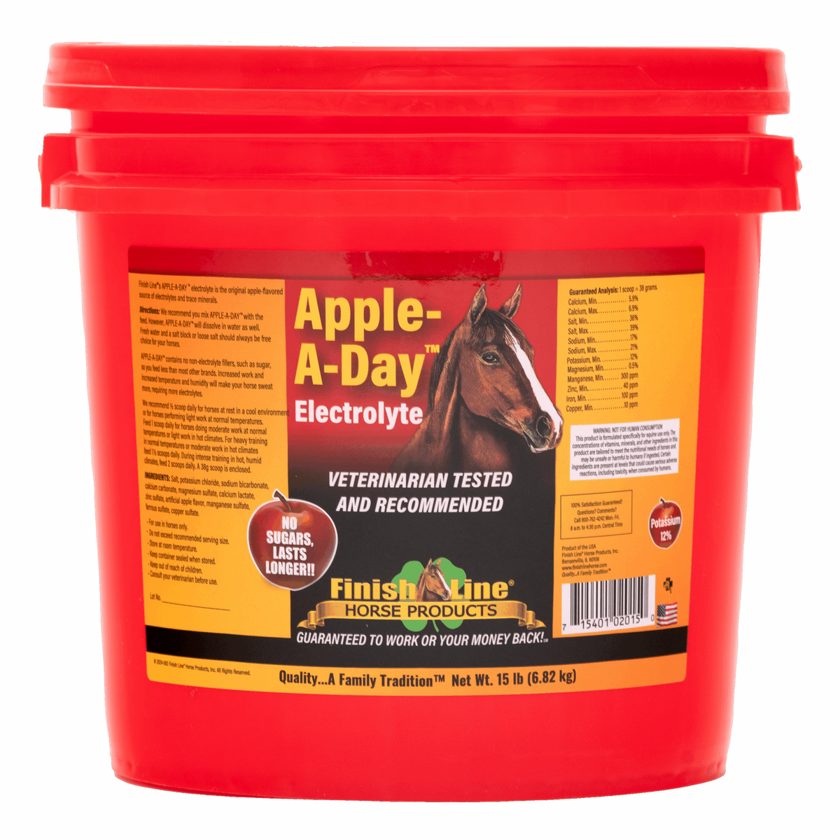 Finish Line Apple-A-Day Sugar Free Electrolytes