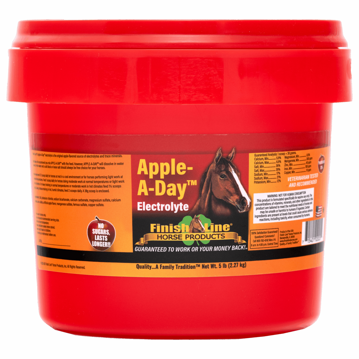 Finish Line Apple-A-Day Sugar Free Electrolytes