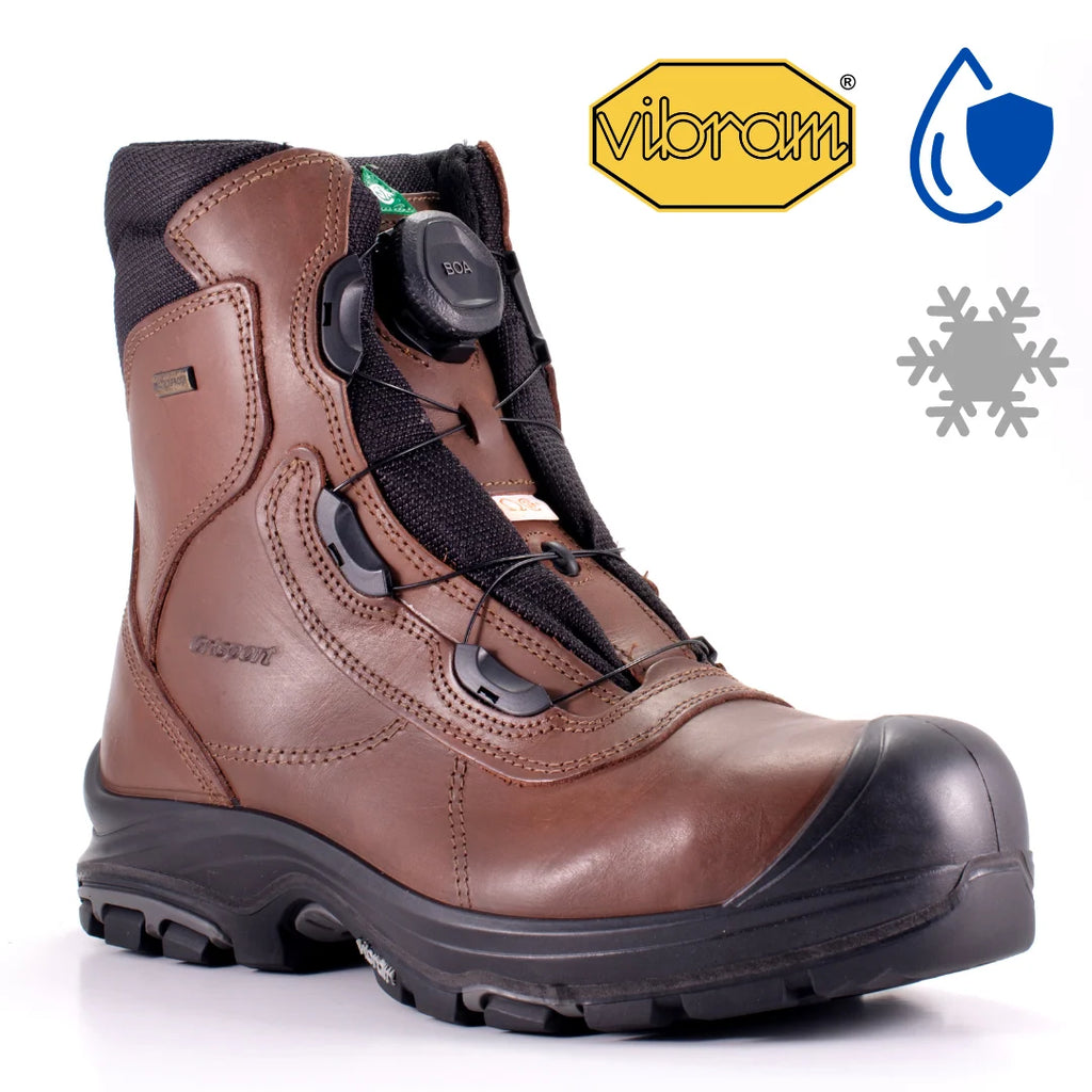 Grisport BOA Constructor, 8" Safety Boot Brown
