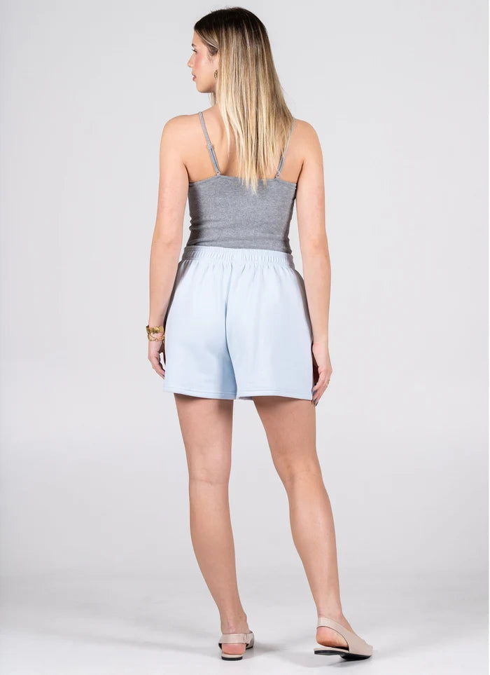 Recycled Poly/ Cotton Fleece Mid Shorts