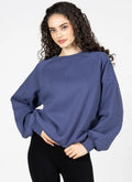 Recycled Poly/Cotton Fleece Oversized Crew