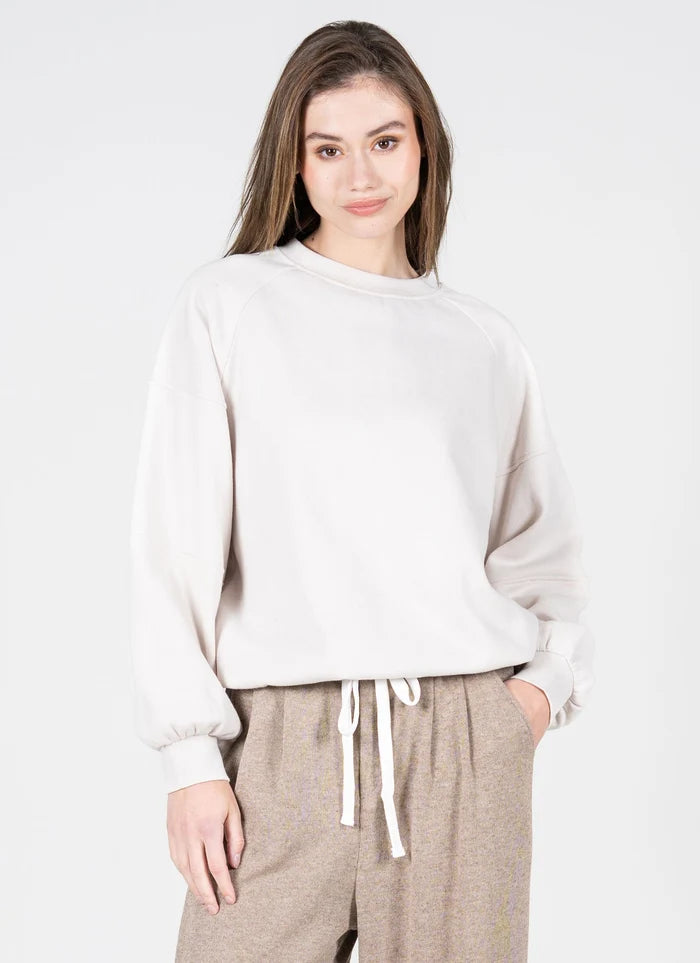 Recycled Poly/Cotton Fleece Oversized Crew