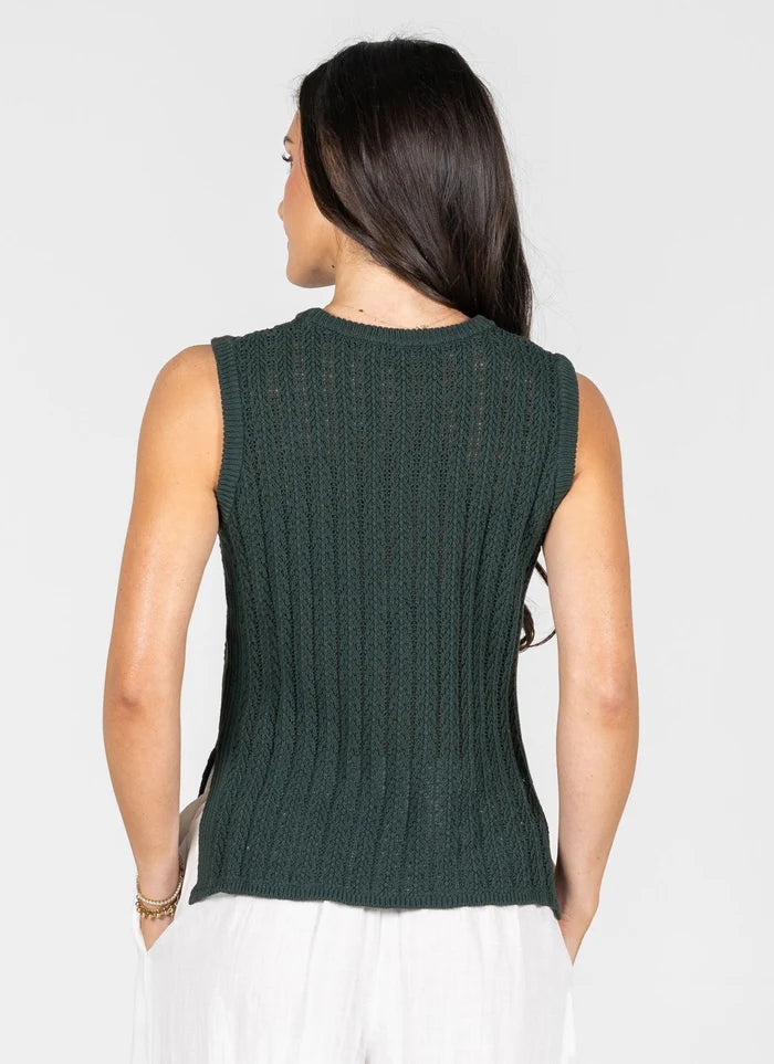 Knit Pattern Tank Top