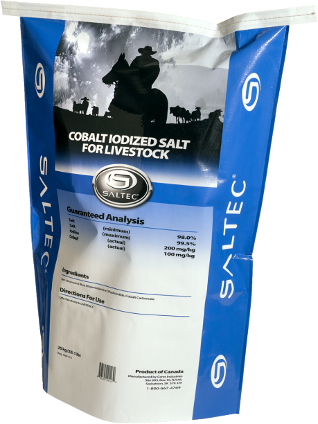 Cobalt Bag Iodized Salt for Livestock