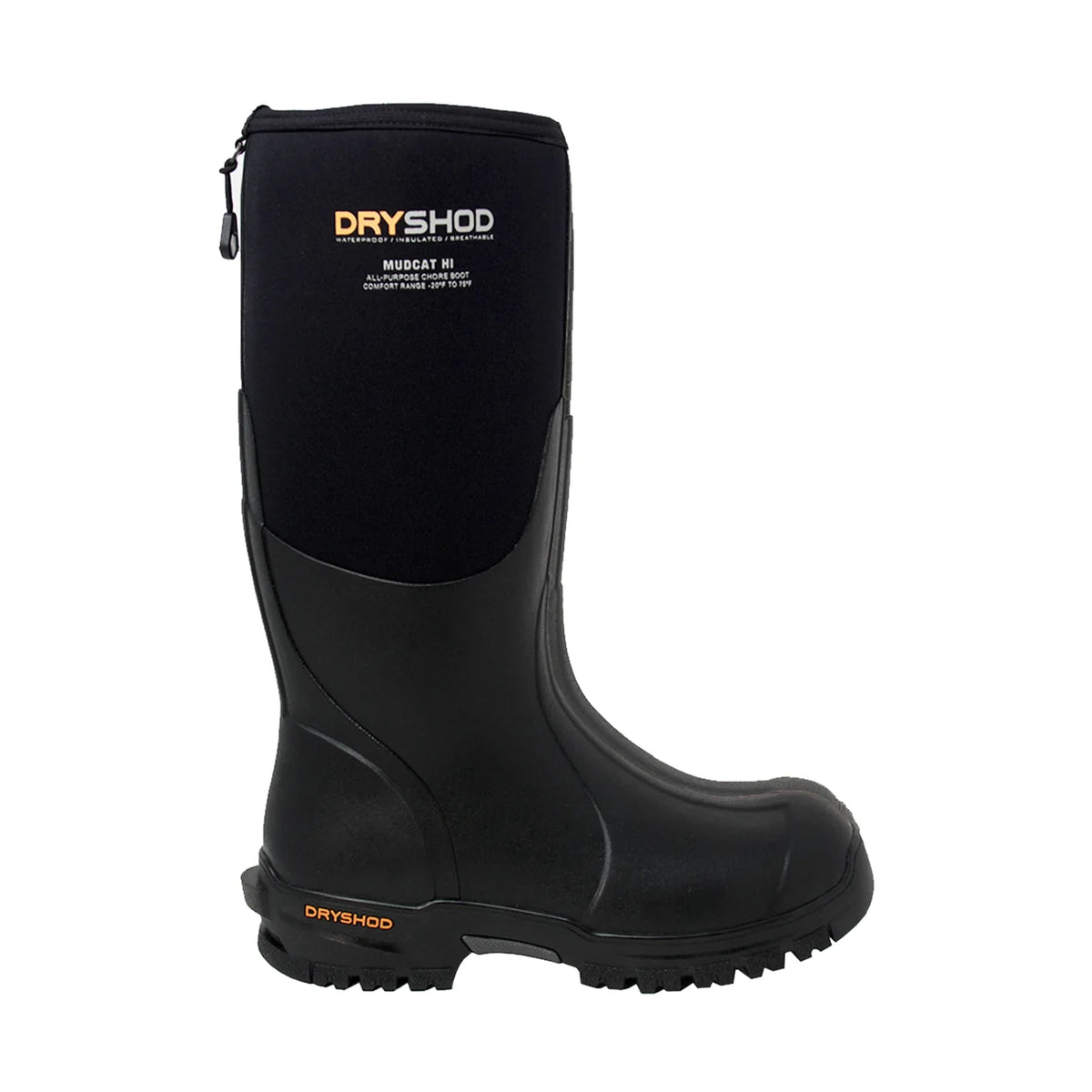 DRYSHOD Men's Mudcat High Black