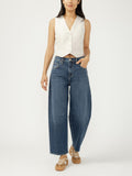 Silver Jeans High Rise Barrel Leg Jeans