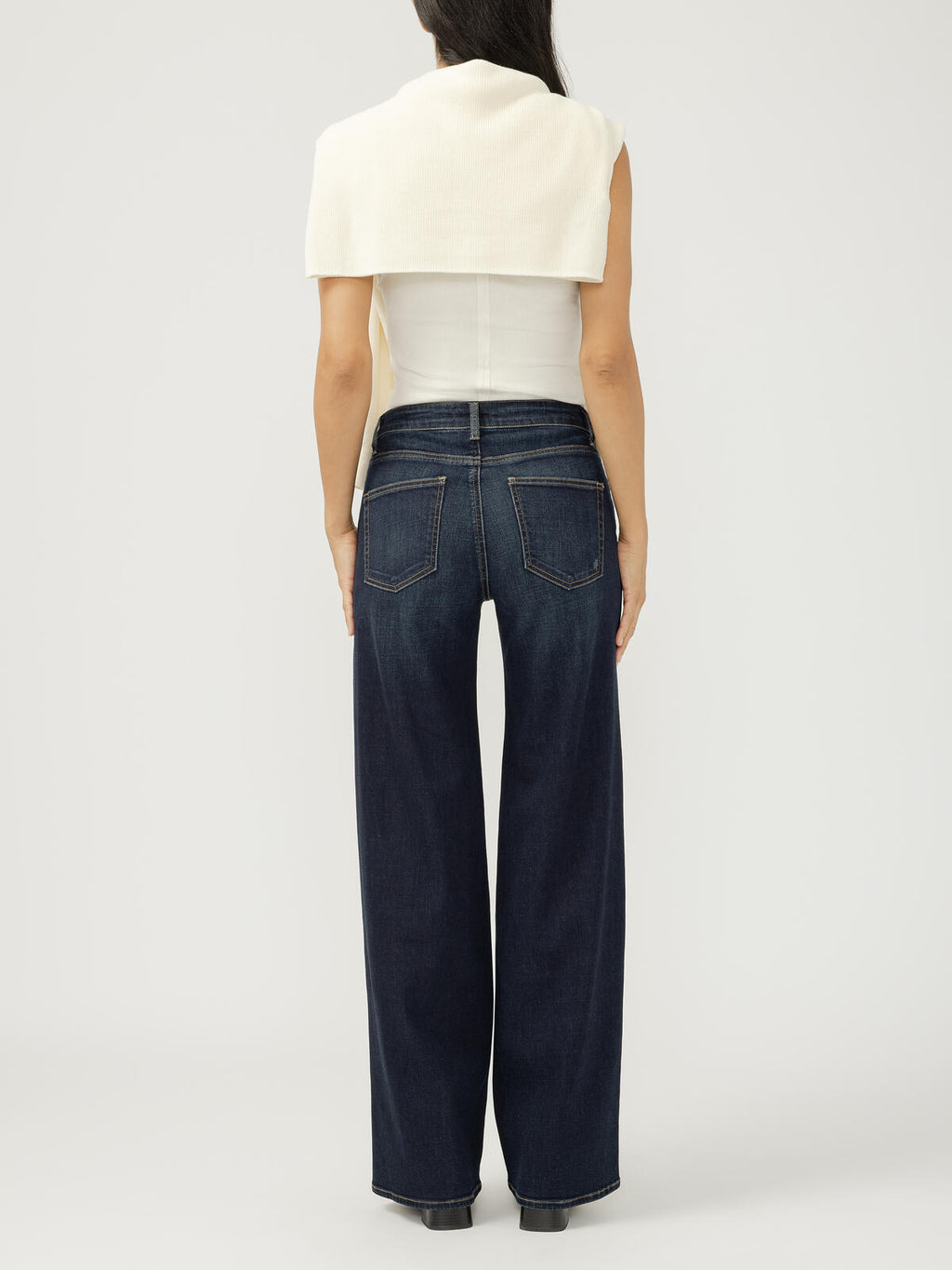 Silver Jeans Suki Mid Rise Wide Leg Luxe Stretch Jeans