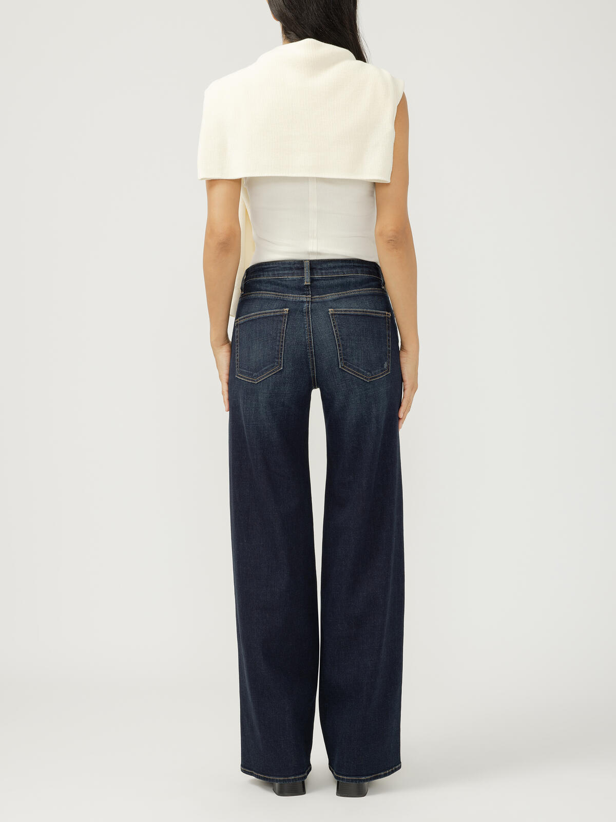 Silver Jeans Suki Mid Rise Wide Leg Luxe Stretch Jeans