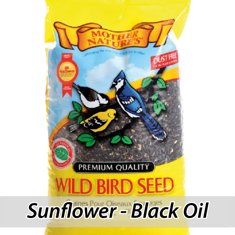 Mother Nature's Black Oil Sunflower Seed 15lb