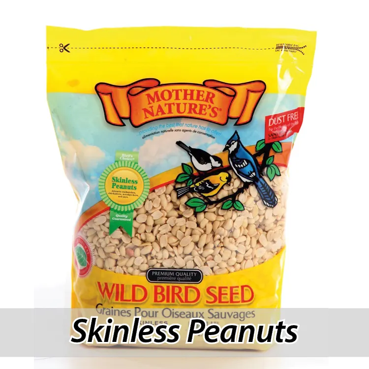 Mother Nature's Skinnless Peanuts 44lb
