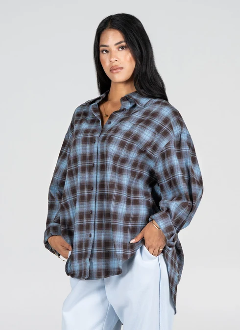 Plaid Flannel Overshirt