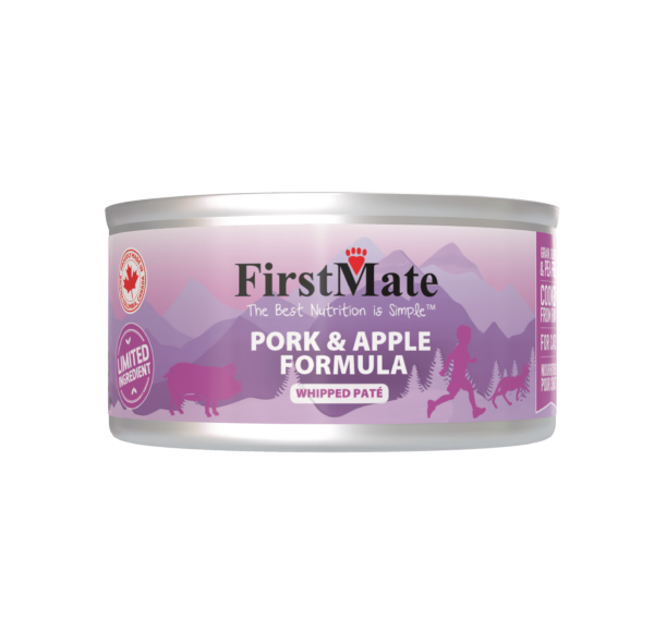 FirstMate Limited Ingredient Pork & Apple Formula for Cats 5.5oz