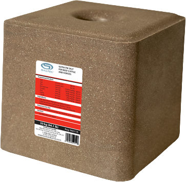 Ultra Block TM Salt for Beef Cattle and Horses
