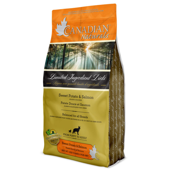 Canadian Naturals Sweet Potato & Salmon Recipe for Dogs