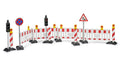 Bruder 62009 Accessory: Traffic Safety Set with Traffic Lights