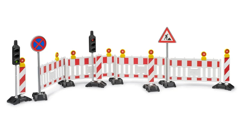 Bruder 62009 Accessory: Traffic Safety Set with Traffic Lights