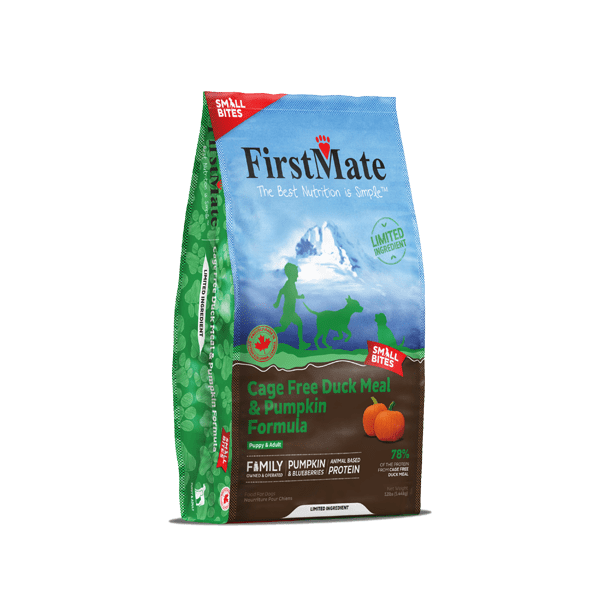 FirstMate Cage Free Duck Meal & Pumpkin Formula Small Bites