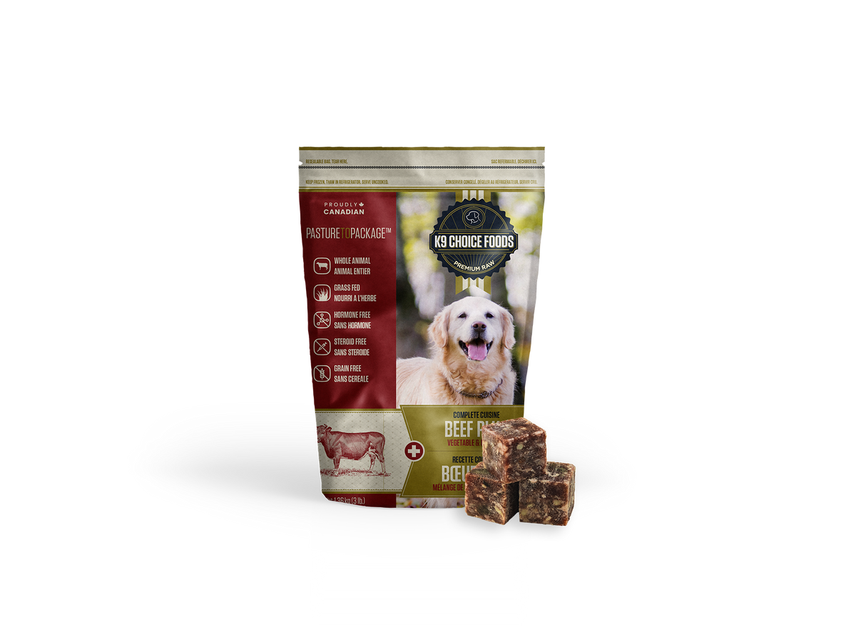 K9 Choice Frozen Raw Beef Plus