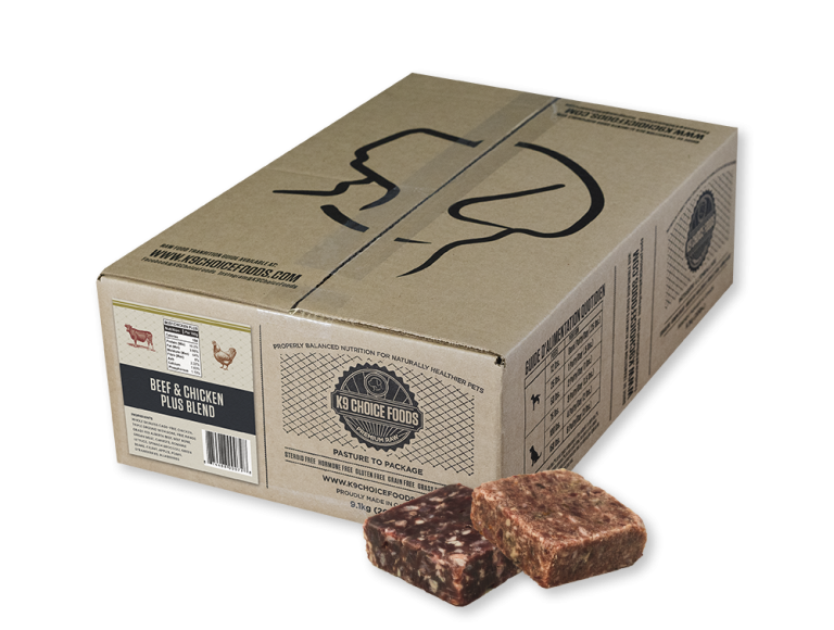 K9 Choice Frozen Raw Beef & Chicken DF 20lb